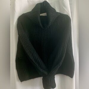 Cozy Black Knit Sweater